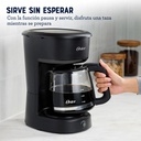 Cafetera De Filtro Oster Dcs121b 12 Tazas Negra Negro