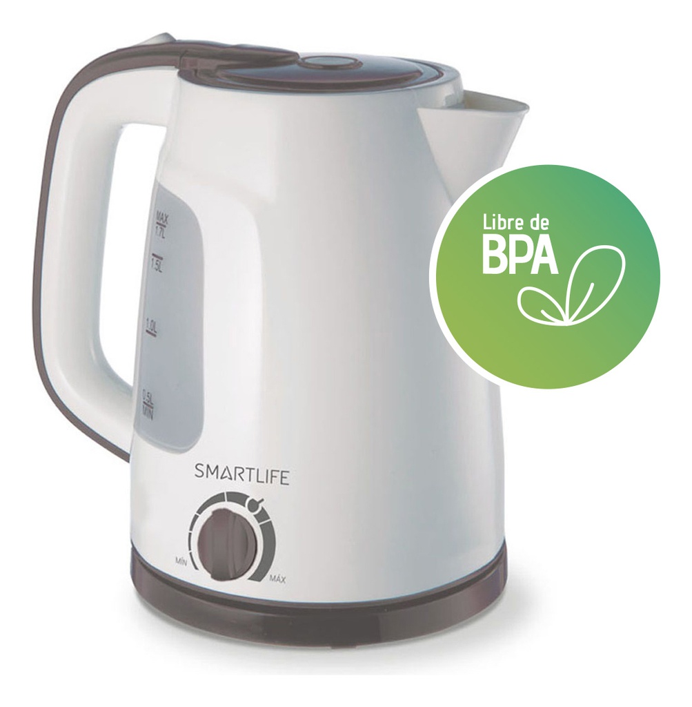 Pava Electrica Smart Life Sl-ek1714w Regulador Temp Blanca Blanco