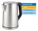 Pava Eléctrica Smartlife Sl-ekd1520 1.7l Inox Digital Plateado