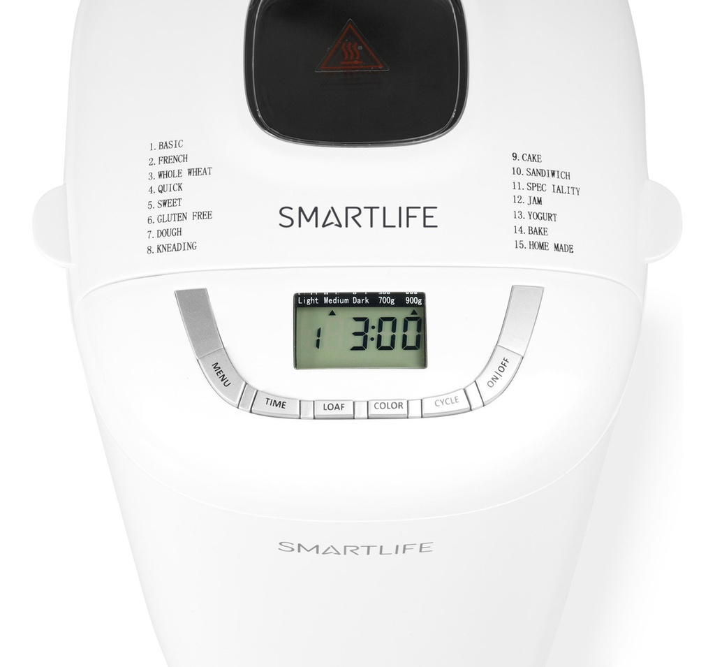 Fabrica De Pan Smartlife Sl-bm1349 Digital Blanca 15 Program Blanco