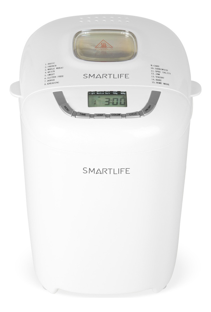 Fabrica De Pan Smartlife Sl-bm1349 Digital Blanca 15 Program Blanco