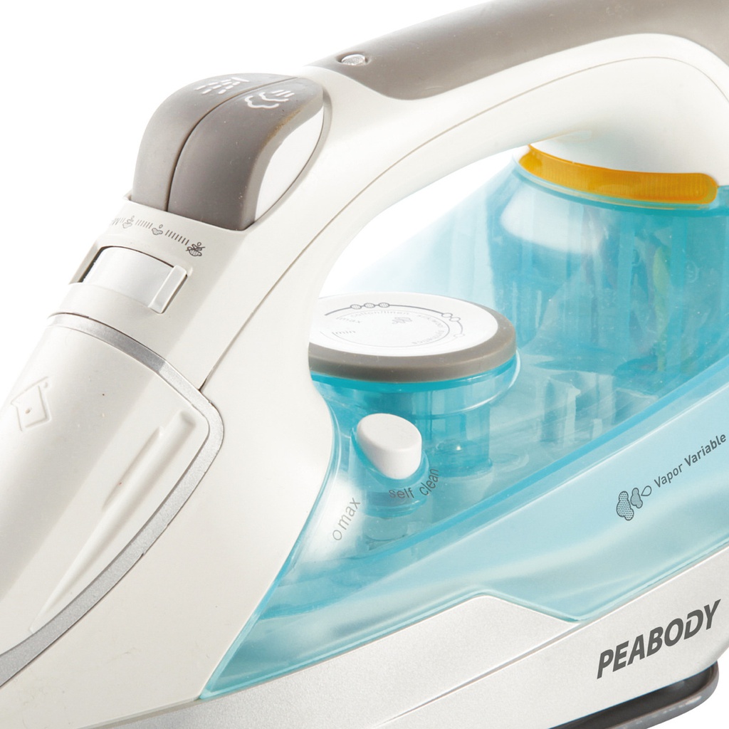 Plancha A Vapor Peabody Pe-pv31 2000w Blanco/turquesa