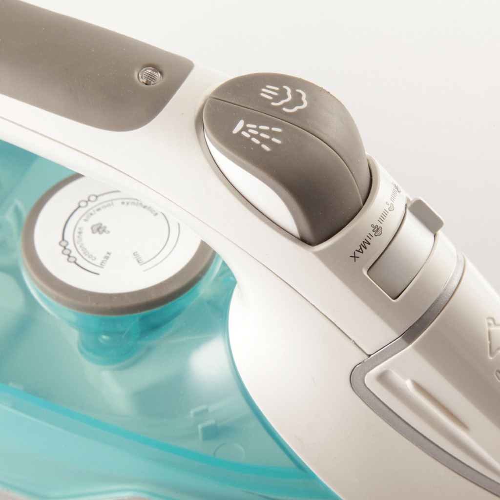 Plancha A Vapor Peabody Pe-pv31 2000w Blanco/turquesa