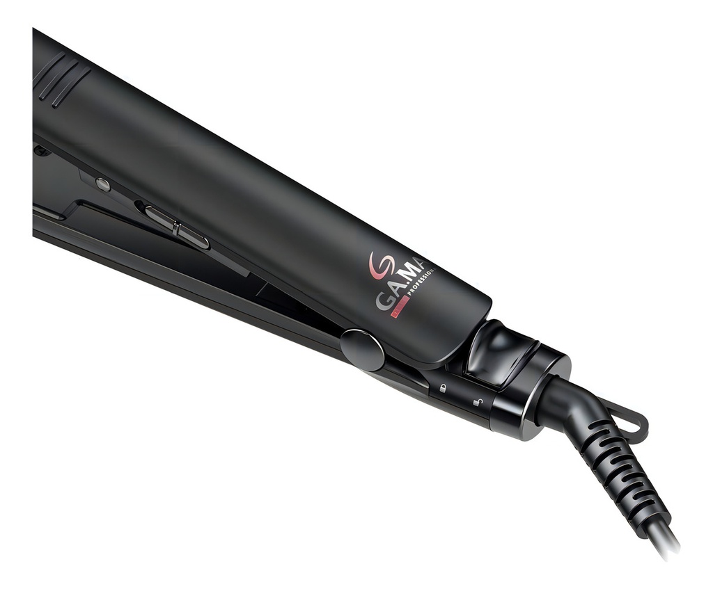 Planchita De Pelo Ga.ma Elegance Bella Tourmaline Ion Negra Negro