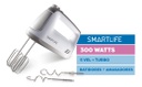 Batidora De Mano Smartlife Sl-hm1035pn Blanco 300 Watts 50 Hz X 60 Hz