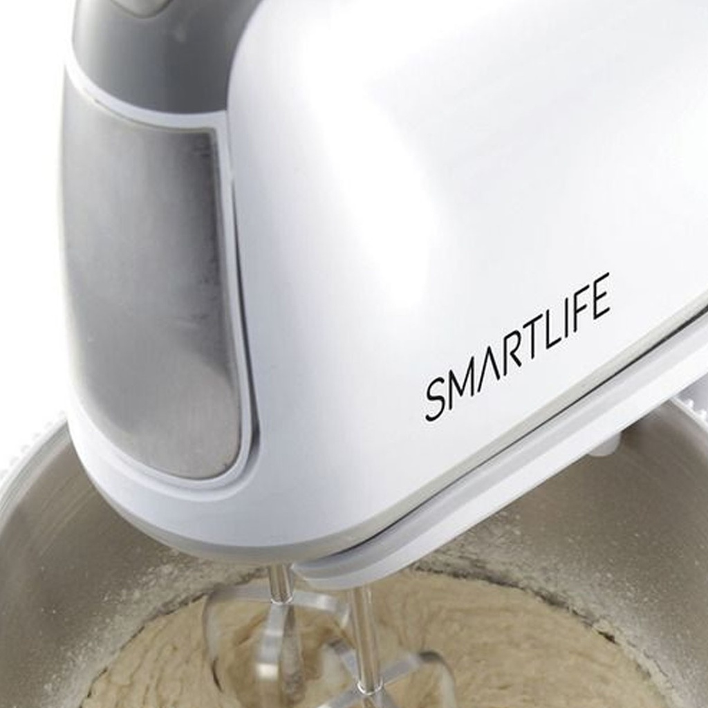 Batidora De Mano Smartlife Sl-hm1035pn Blanco 300 Watts 50 Hz X 60 Hz