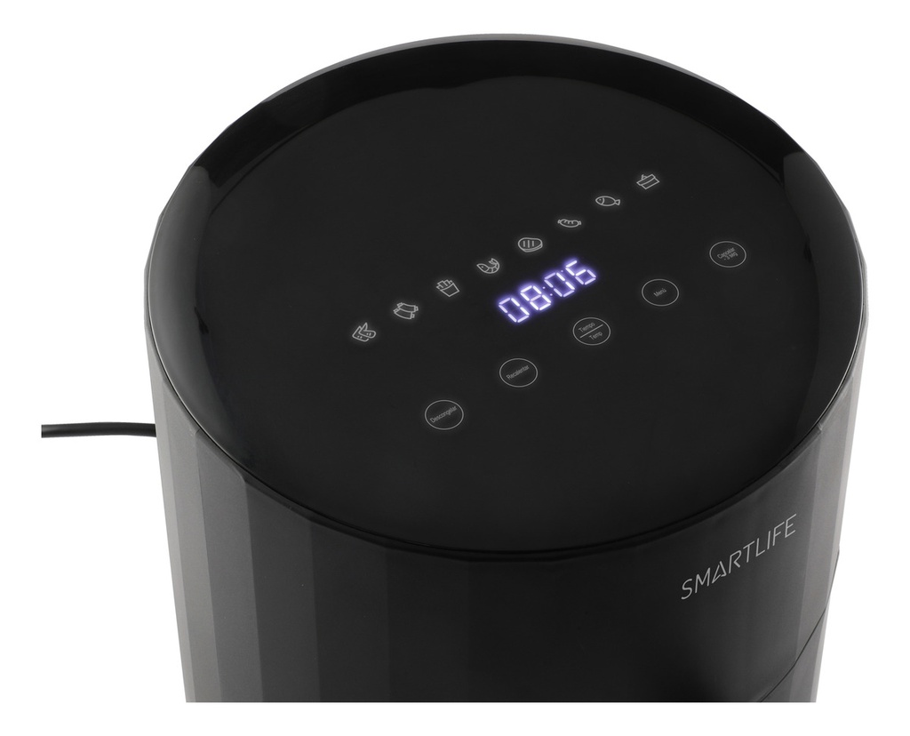 Freidora De Aire Smart Life Sl-af0050db Digital 5 Lts Negro