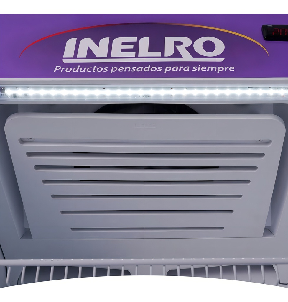 Exhibidora Vertical Inelro Mt 12 310 L 1 Puerta Blanca 295w Blanco