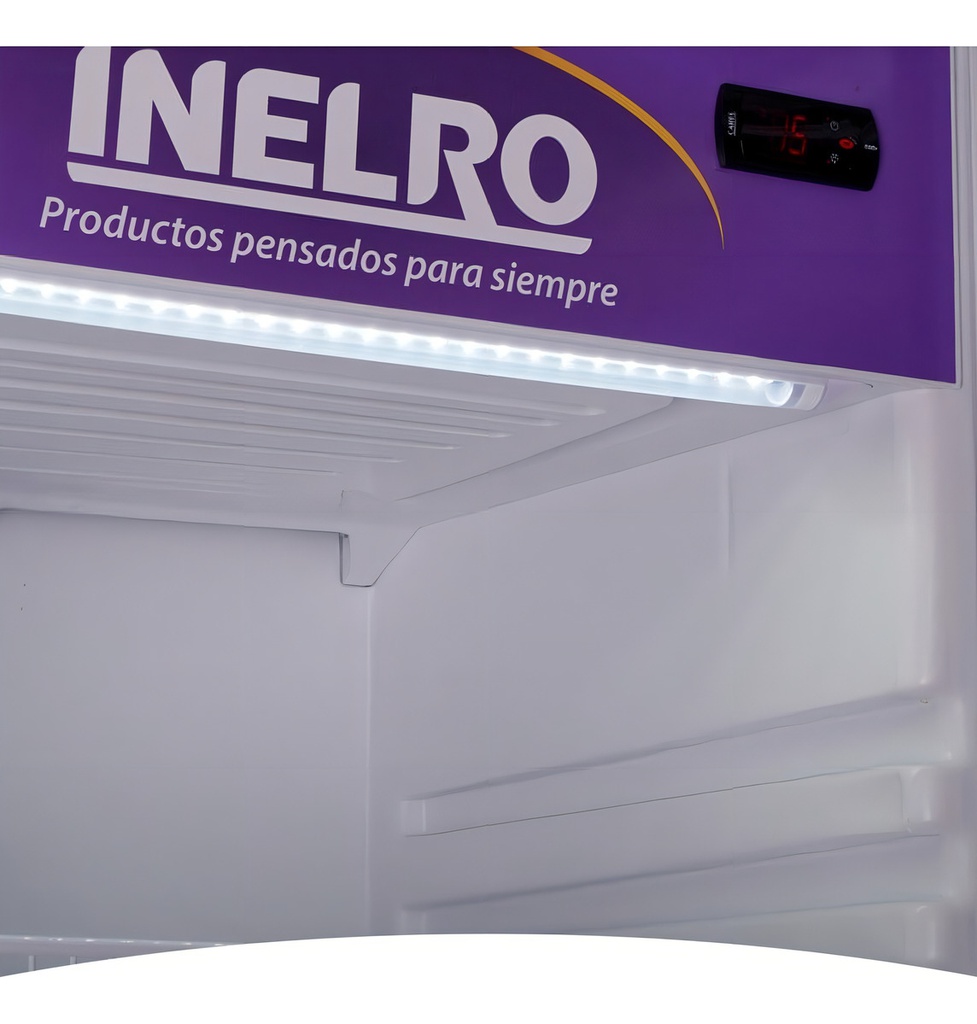 Exhibidora Vertical Inelro Mt 12 310 L 1 Puerta Blanca 295w Blanco