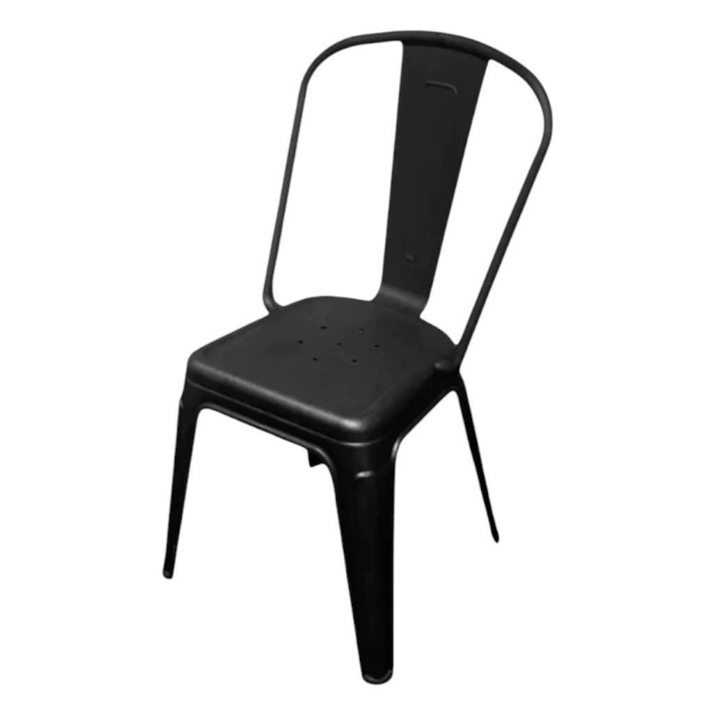 SILLA TOLIX POLIPROPILENO NEGRA