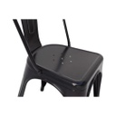 SILLA TOLIX POLIPROPILENO NEGRA