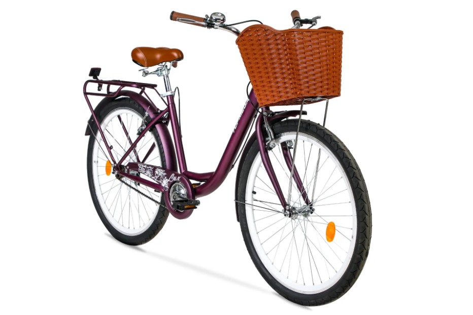 BICICLETA PASEO TOPMEGA LUX R29 VIOLETA 1007557