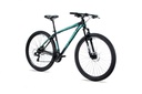 BICICLETA TOPMEGA SUNSHINE R29 21V NEGRO/CELESTE "M"