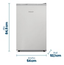 Heladera Philco Bajo Mesada Phbm0132p2 122l Plata Plateado