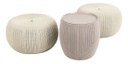 Set Muebles De Jardín Keter Cozy Urban Set V2  Camel Beige