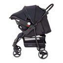 COCHE CARESTINO CITY TRAVEL V3 ACCESORIOS NEGRO
