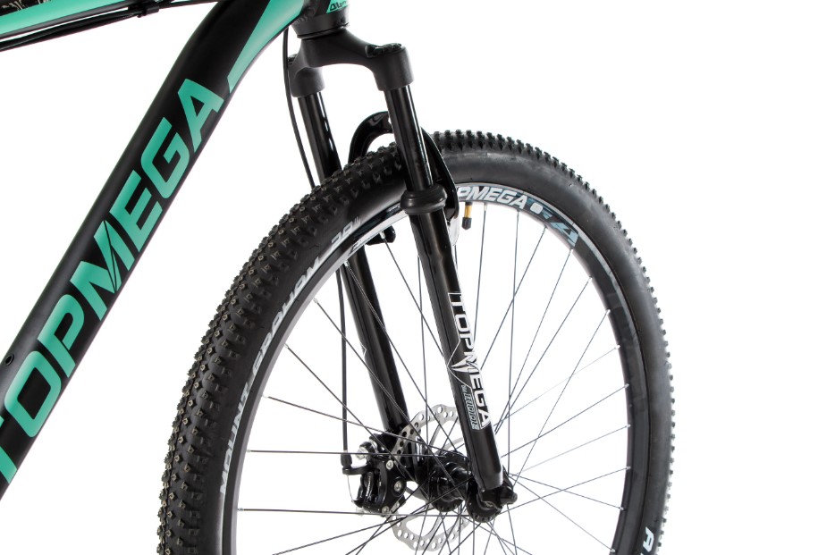 BICICLETA TOPMEGA SUNSHINE R29 21V NEGRO/CELESTE "M"
