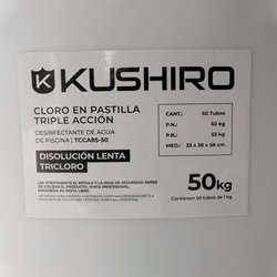 CLORO PASTILLAS TRIPLE ACCION KUSHIRO TCCA85-50