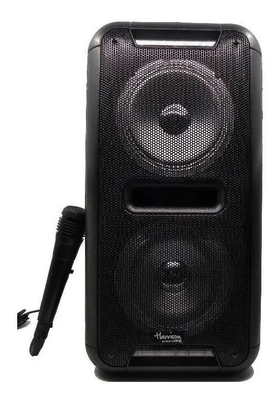Parlante Kanji Harrison Mamma Inalambrico 1200w Luz Led Negro