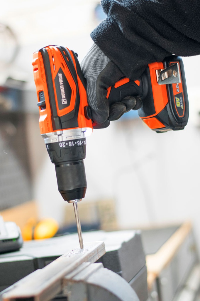 TALADRO PERCUTOR DOWEN PAGIO 9993121 A BATERIA 13MM 18V FLEX ONE