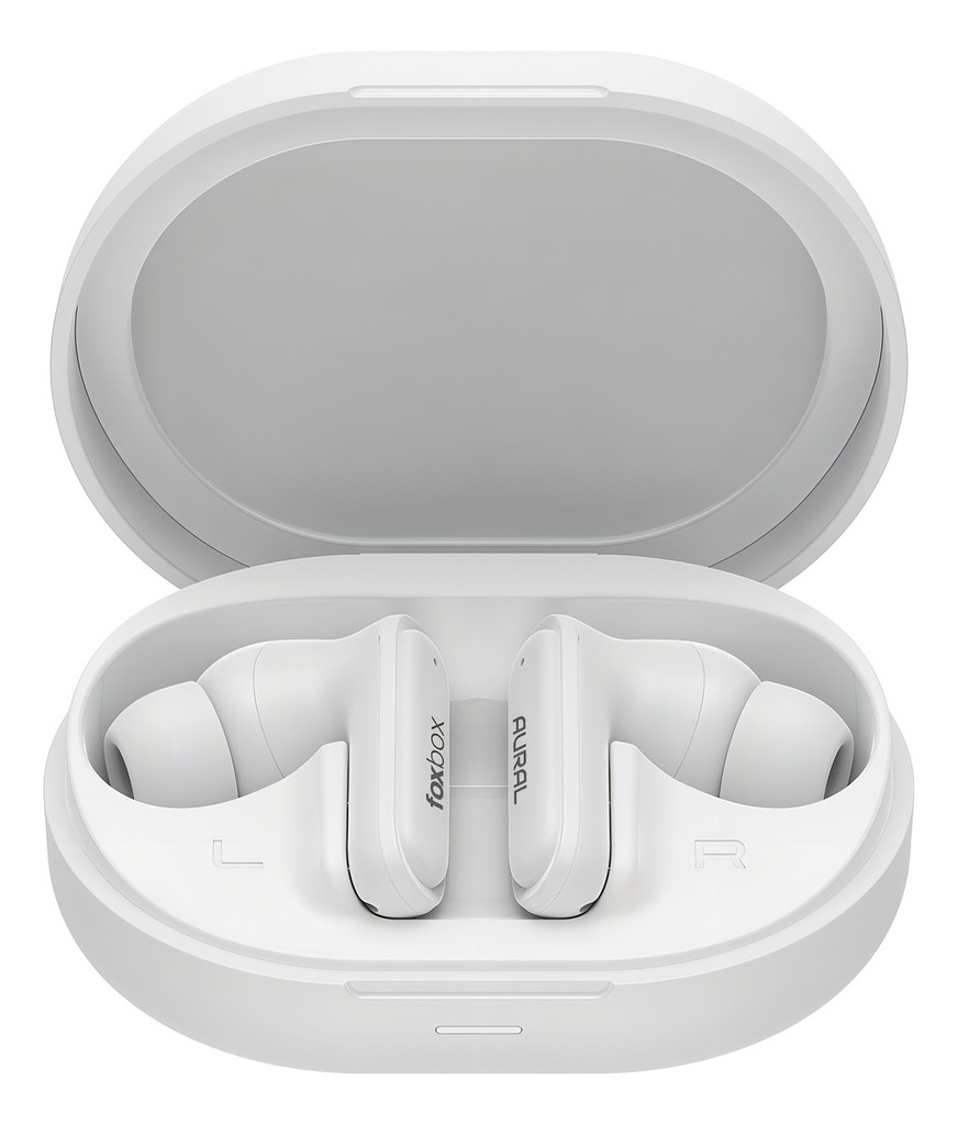 Auriculares Inalámbricos Foxbox Tws Aural Color Blanco