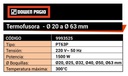 TERMOFUSORA DOWEN PAGIO 9993525 PT63P 1500W DP