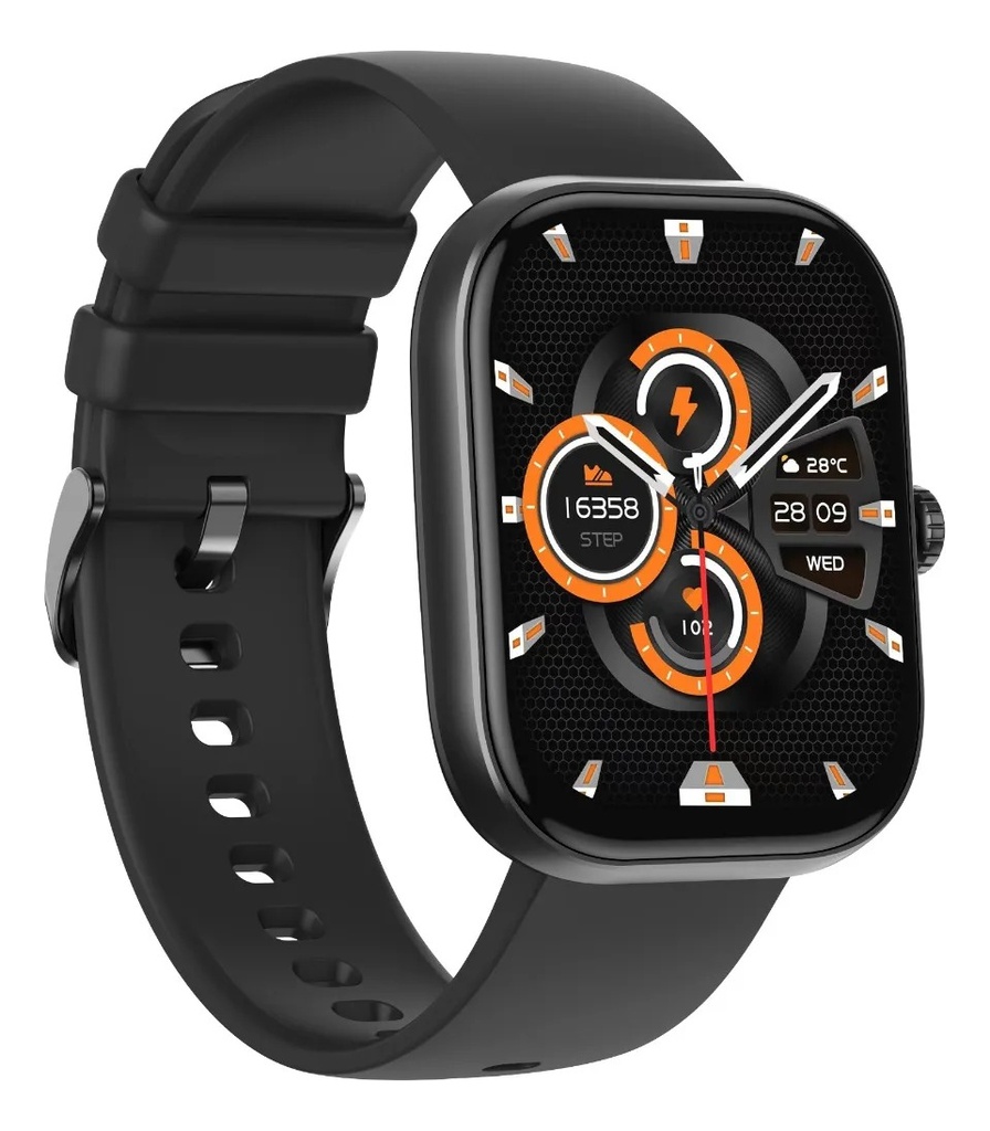 Reloj Smartwatch Foxbox Neutron 3 Negro Fbx-nt3bx-200 Plateado