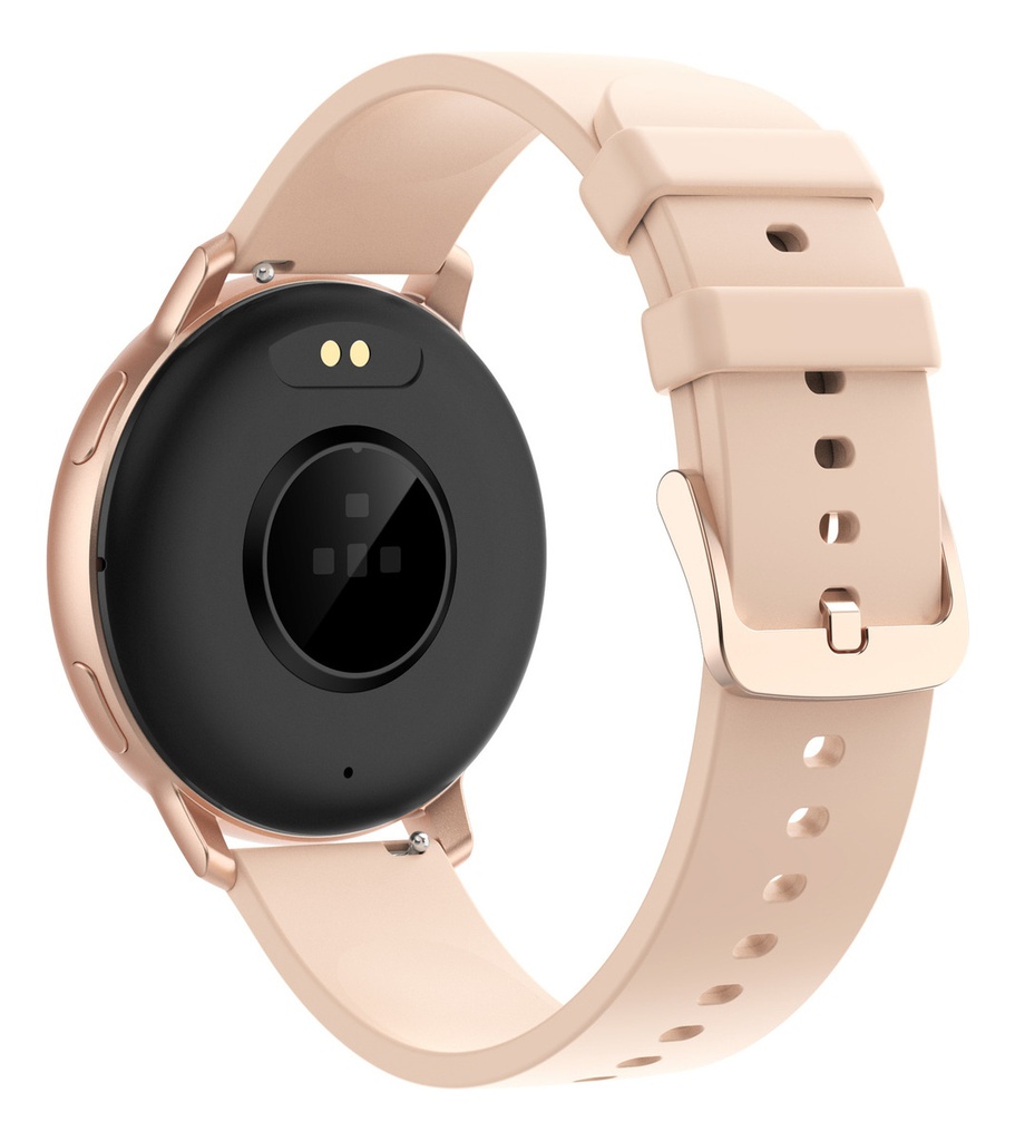 Reloj Smartwatch Foxbox Neon 3.0 Caja Dorado Malla Rosa