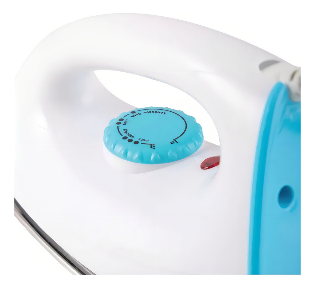 Plancha Seca Kanji Home Kjhpls1002 1000w Base De Acero Inox Blanco