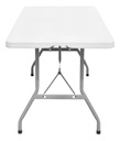 Mesa Plegable De 1.80 M Just Home Collection 109622 Smac Blanco