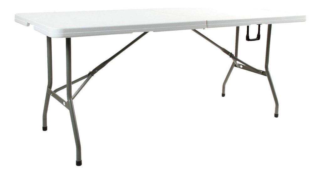 Mesa Plegable De 1.80 M Just Home Collection 109622 Smac Blanco