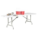 MESA PLEGABLE JUST HOME COLLECTION HY-Z244A 244CM