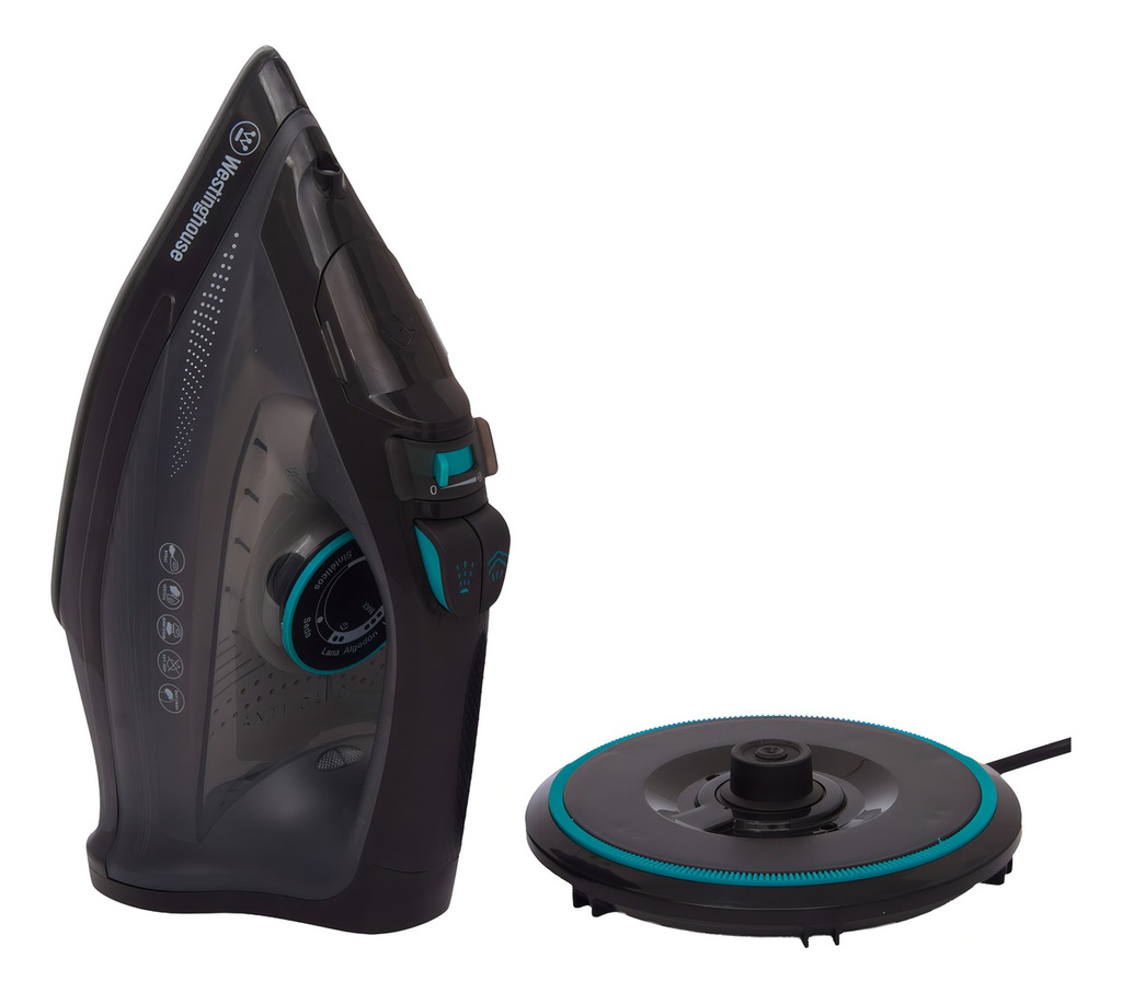 Plancha Vapor Inalambrica Westinghouse Wh-pl2201 Ceramica Gris Oscuro