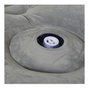 Colchon Inflable Doble Klimber 2 Plazas Inflador Incorporado Gris