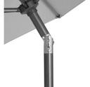 Sombrilla Just Home Collection Hdp-275 Gris 270cm Lisa