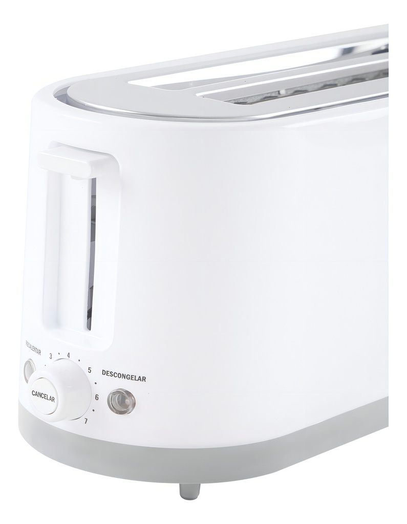 Tostadora Kanjihome Kjh-tm1400-05 1400w 4 Panes 7 Niv Blanca Blanco
