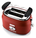 Tostadora Westinghouse Tm800-01 Retro 2 Ranuras Roja Rojo