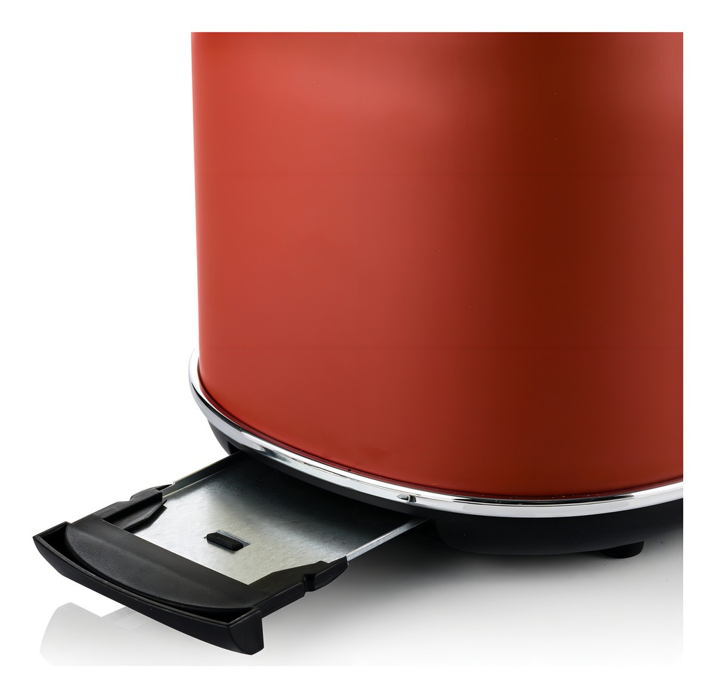 Tostadora Westinghouse Tm800-01 Retro 2 Ranuras Roja Rojo
