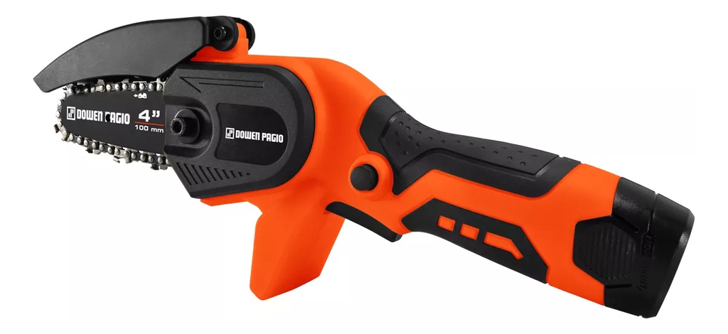 Mini Motosierra A Bateria Dowen Pagio Profesional 12v Naranja