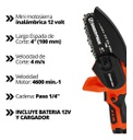 Mini Motosierra A Bateria Dowen Pagio Profesional 12v Naranja