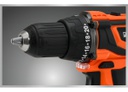 Taladro Atornillador Bateria 13mm 18v Dowen Pagio 9993120 Naranja 50 Hz
