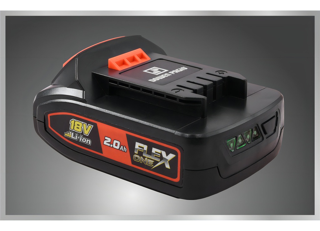 Taladro Atornillador Bateria 13mm 18v Dowen Pagio 9993120 Naranja 50 Hz