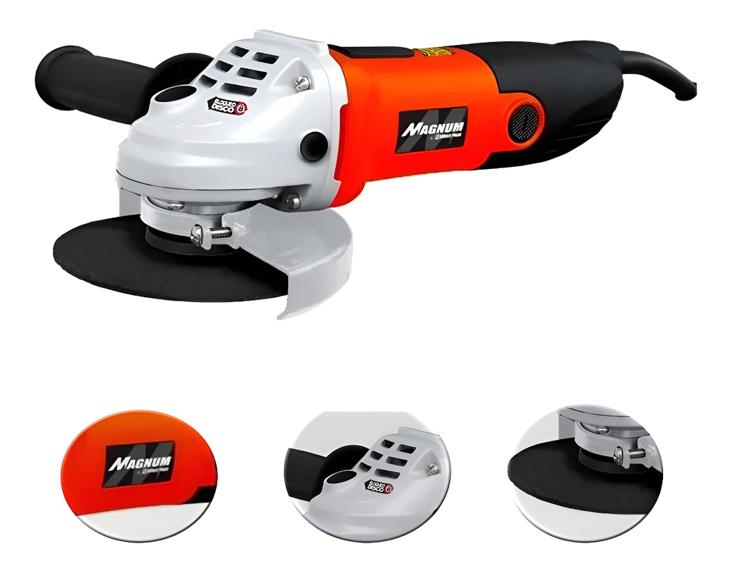 Amoladora Angular 115 Mm 750 W Dowen Pagio Magnum 9993221 Naranja 50 Hz