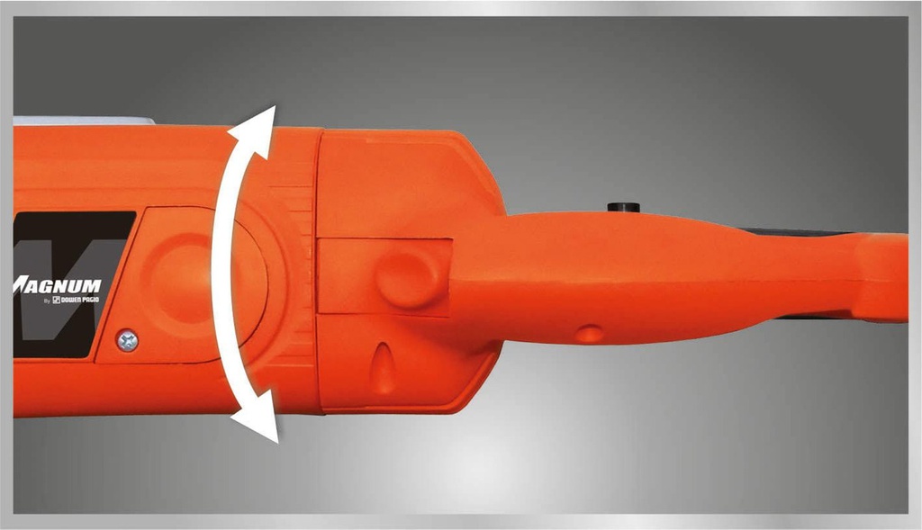 Amoladora Angular Dowen Pagio 230mm 2300w Magnum Naranja 50 Hz