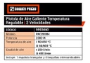 Pistola Aire Caliente Dowen Pagio 2000 W +accesorios 9993460 Naranja