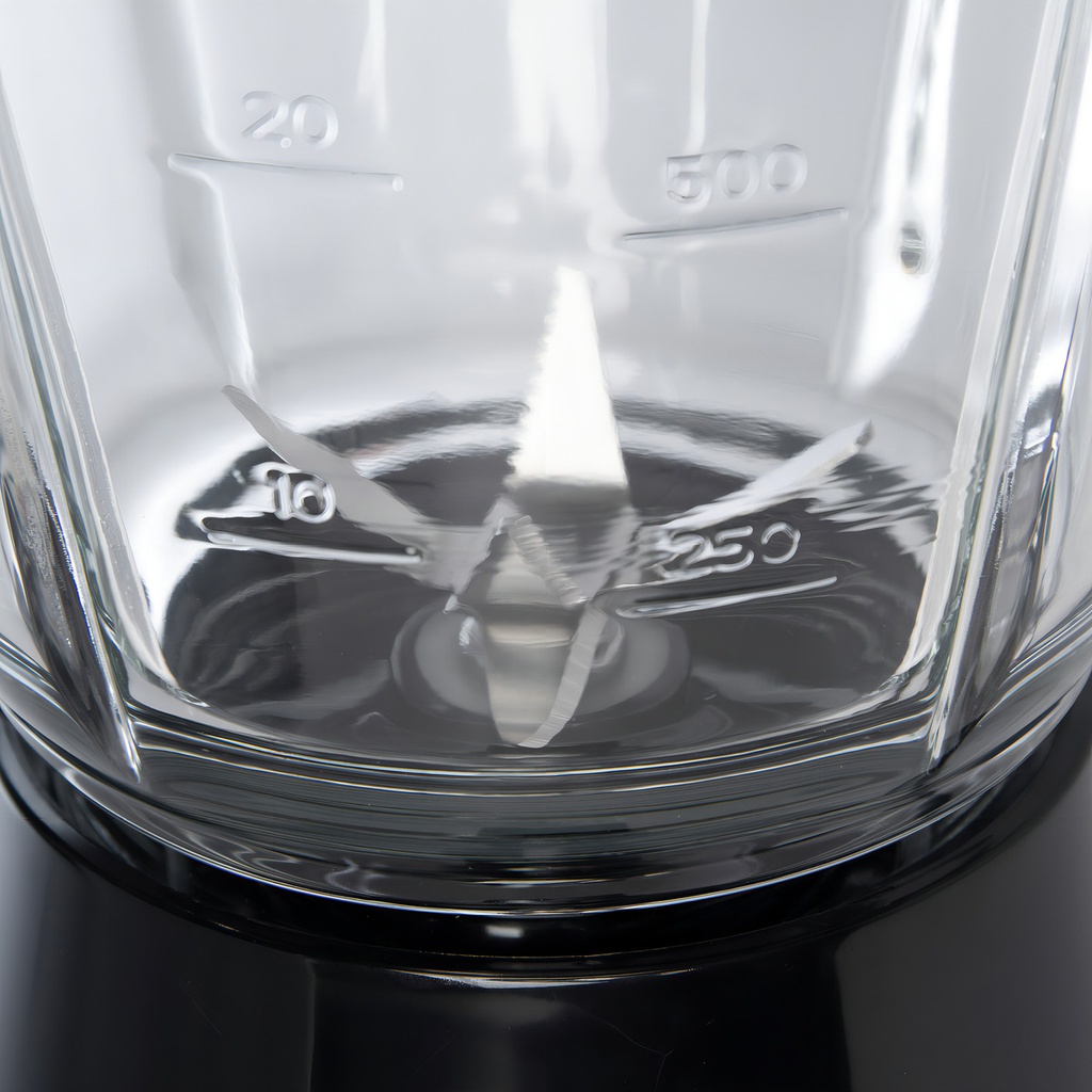 Licuadora Kanji Home 1,5l Jarra De Vidrio 4 Vel. Pica Hielo Negro