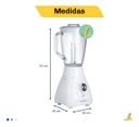 Licuadora Westinghouse Wh-bl0800la01 Blanca Color Blanco