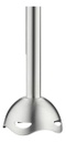 Minipimer Mixer Kanji 2 Velocidades Cuchilla Acero Inox Blanco
