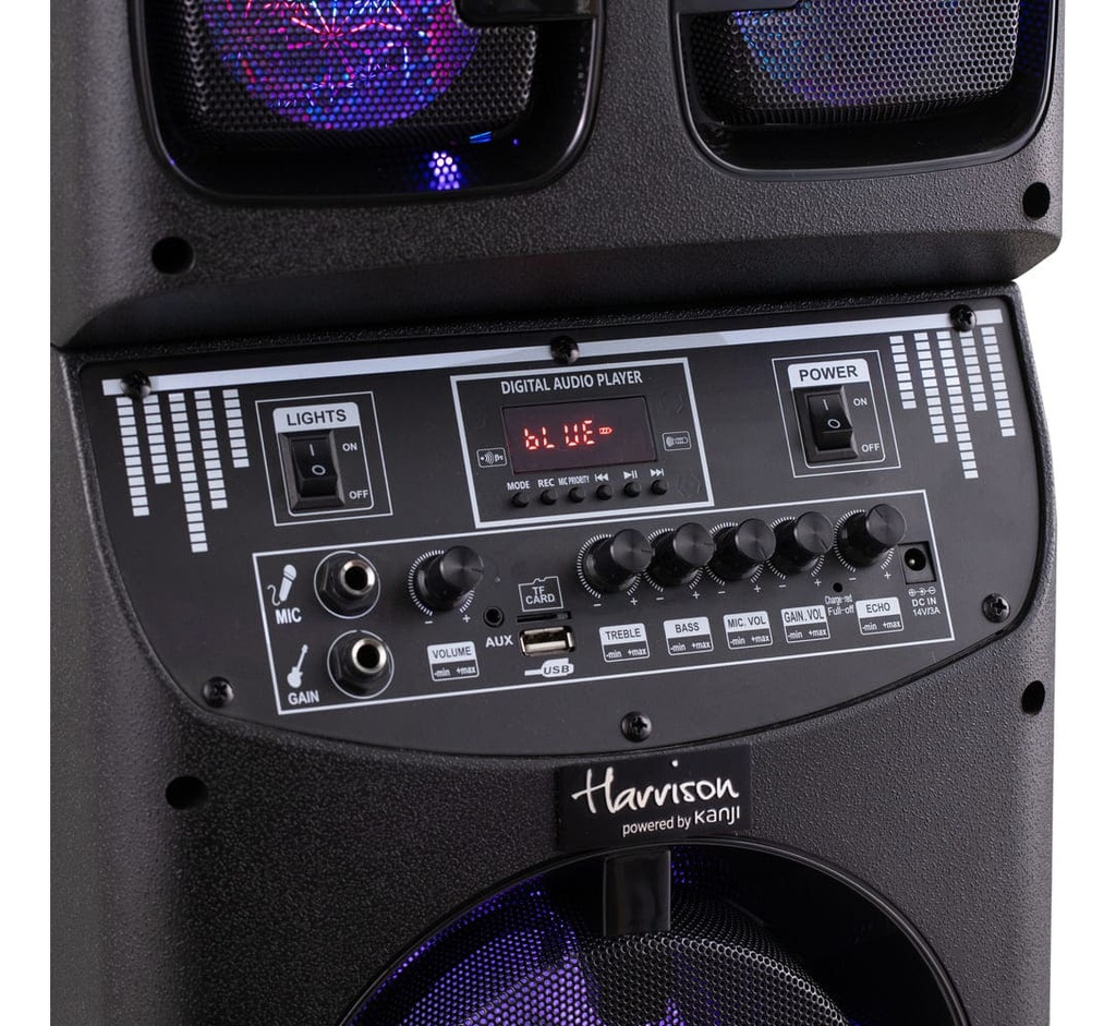 Parlante Kanji Harrison Temuki Sp-kja890h Bafle Negro