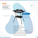 Parrilla Electrica Kanji Brasa 2200 Watts Kjh-be2200sp Negro